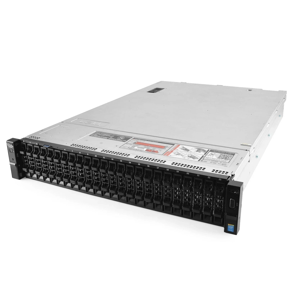 DELL Server R730, 2x E5-2680 v3, 32GB, DVD, 2x 750W, 24x 2.5", REF SQ