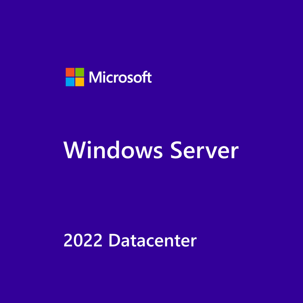 MICROSOFT Windows Server Datacenter 2022 64bit 16 Core English DSP
