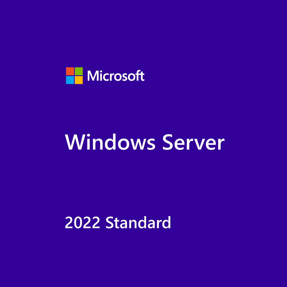 MICROSOFT Windows Server Standard 2022 64bit 16 Core English DSP